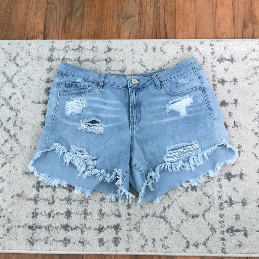denim shorts